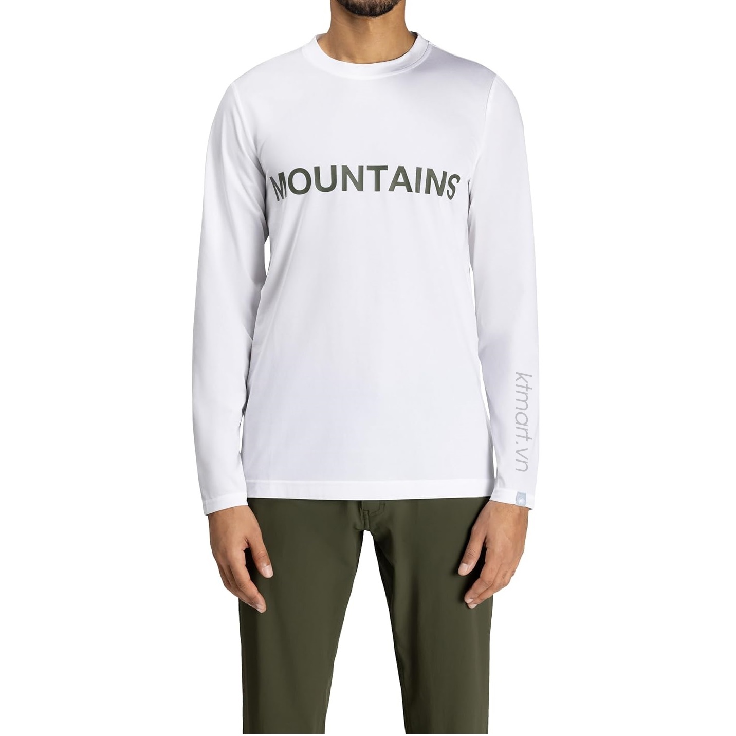 Mammut Logo Print Longsleeve T-Shirts AF Men 1016-01030 W size S, M, L, XL, 2XL